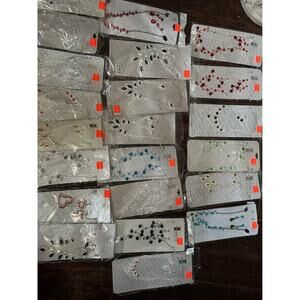 22‎ total Sparkling Rhinestone Long Necklace Sets – New in Package